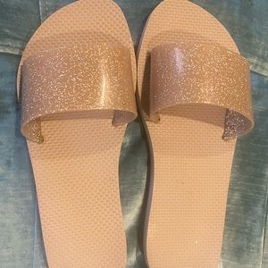 Tan Flip Flops